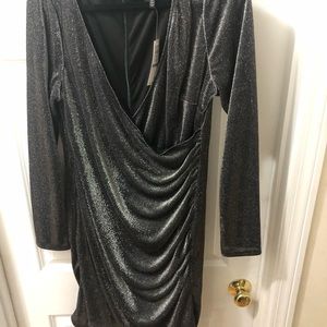 V-Neck shimmer sheath dress size 16